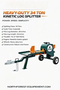 NORTHFORESTKenetic LOG SPLITTER log splitter fendeuse a bois