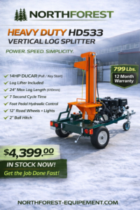 HEAVY DUTY HD533 Vertical Splitter LOG SPLITTER