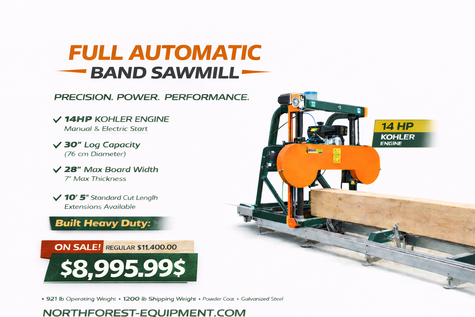 Sawmill NF230A Scierie Mobile NF230A Portable sawmill