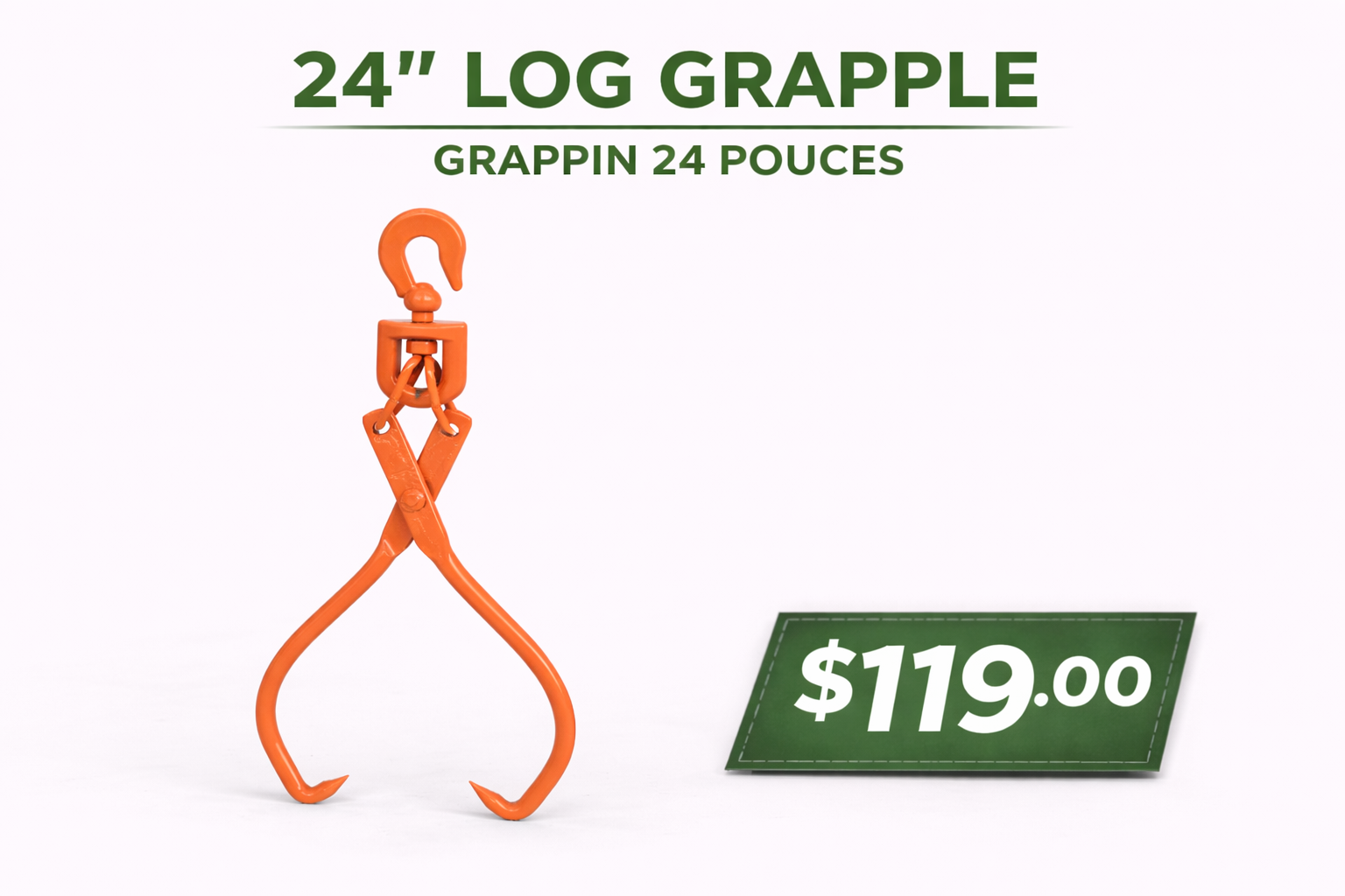 GRAPPIN FORESTIER 24 POUCES