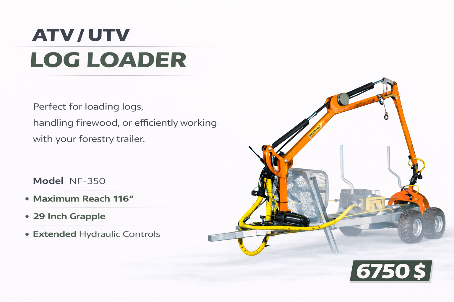 LOG LOADER NF350L Hydraulic Log Loader NF350L